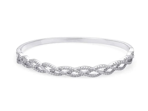 Elegant Crystal Infinity Bracelet & Ring Set