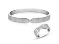 Elegant Crystal Infinity Bracelet & Ring Set